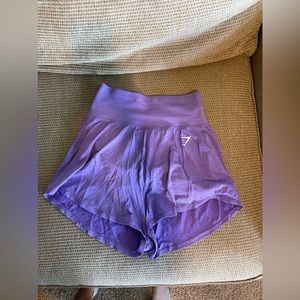 Purple gymshark shorts